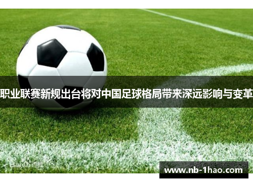 职业联赛新规出台将对中国足球格局带来深远影响与变革