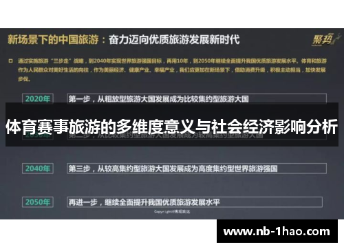 体育赛事旅游的多维度意义与社会经济影响分析